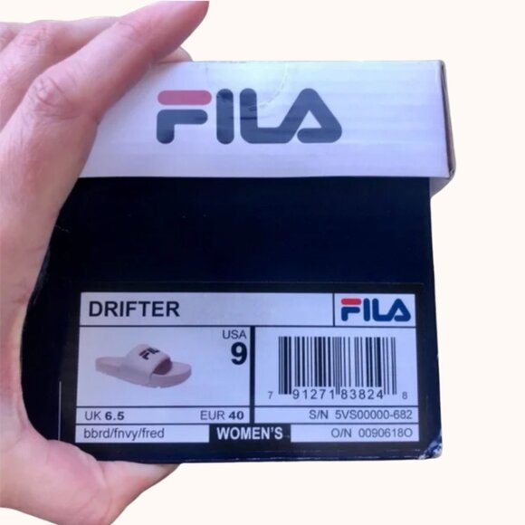 Fila Drifter Slide Sandal, Pink - Picture 10 of 15